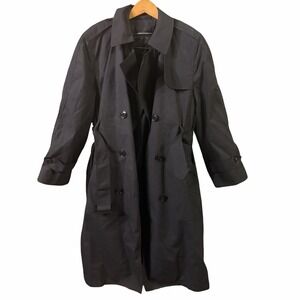 Women's 14S Defense Logistic Agency Issued Utilatarian Military Trench Coat